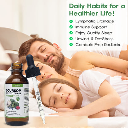 Blissta soursop multivitamin — product graphic
