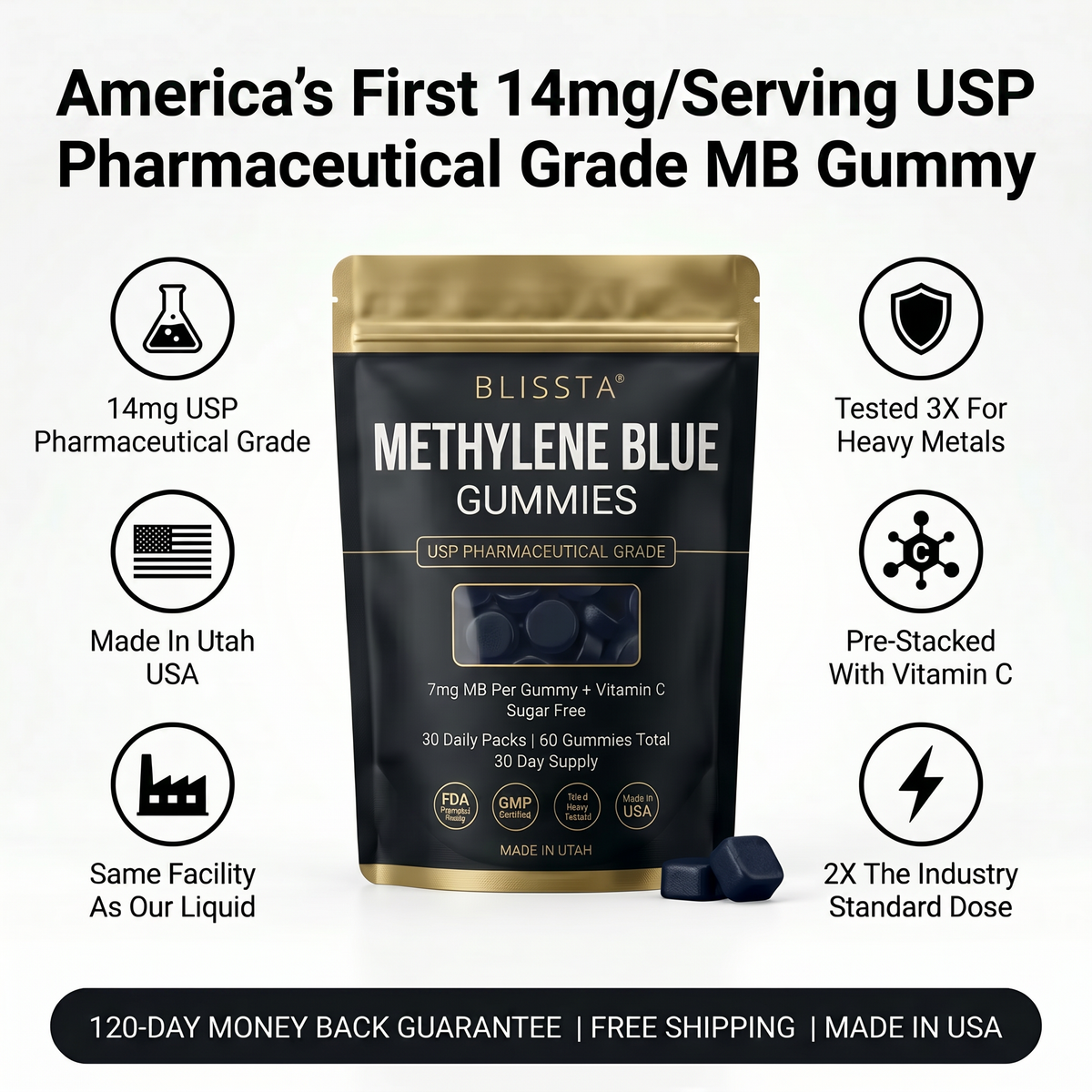 BLISSTA® ULTRA BLUE GUMMIES